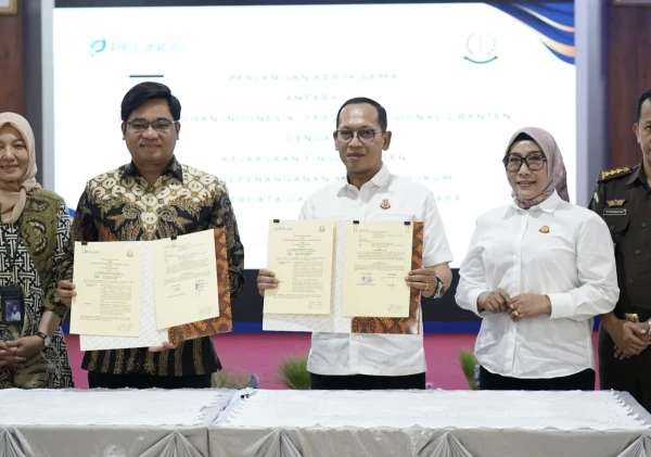 PT. Pelindo dan Kejaksaan Tinggi Banten Tanda Tangani Perjanjian Kerja Sama untuk Tingkatkan Good Corporate Governance