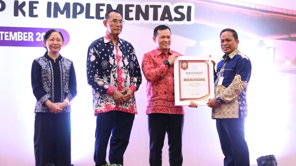 Pemkot Tangerang Raih Penghargaan Penanggulangan AIDS, TBC, dan Malaria 2024