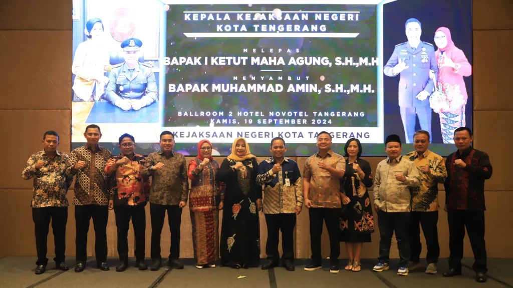 Serah Terima Jabatan Kajari Kota Tangerang: Muhammad Amin Siap Lanjutkan Sinergi dan Inovasi
