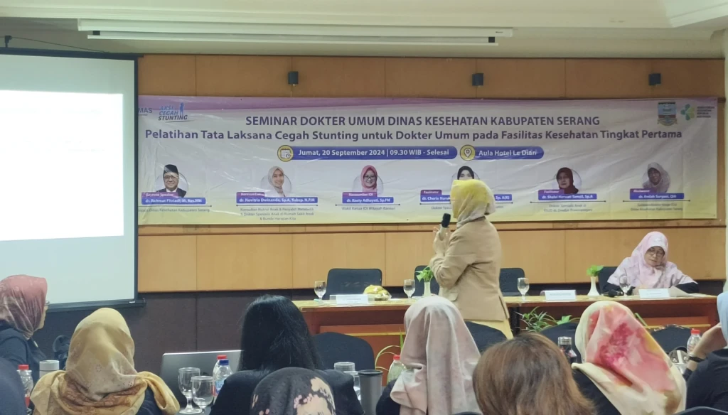 Upaya Bersama Tekan Angka Stunting: Dinas Kesehatan Kabupaten Serang dan IDAI Gelar Pelatihan untuk Dokter Puskesmas