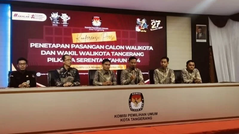 KPU Kota Tangerang Tetapkan Tiga Pasangan Calon Wali Kota dan Wakil Wali Kota, Siap Lanjut ke Pengundian Nomor Urut
