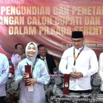 Hasil Pengundian: Andika-Nanang Nomor Satu, Zakiyah-Najib Nomor Dua di Pilbup Serang
