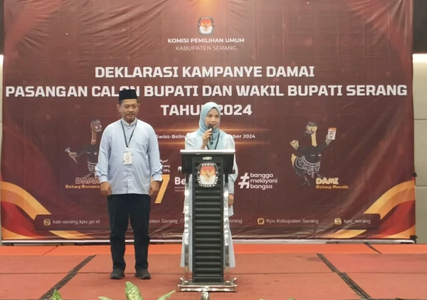 Deklarasi Kampanye Damai Pilkada Kabupaten Serang 2024: Ratu Zakiyah Ajak Masyarakat Wujudkan Demokrasi Bahagia