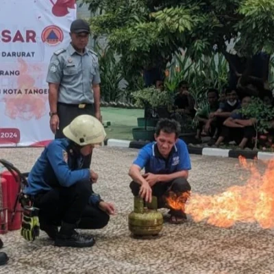 BPBD Kota Tangerang Adakan Edukasi Penanganan Kebakaran dan Evakuasi Darurat di Lapas Kelas I