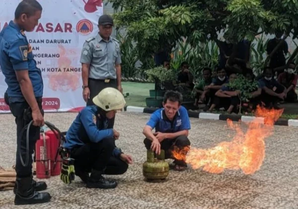 BPBD Kota Tangerang Adakan Edukasi Penanganan Kebakaran dan Evakuasi Darurat di Lapas Kelas I