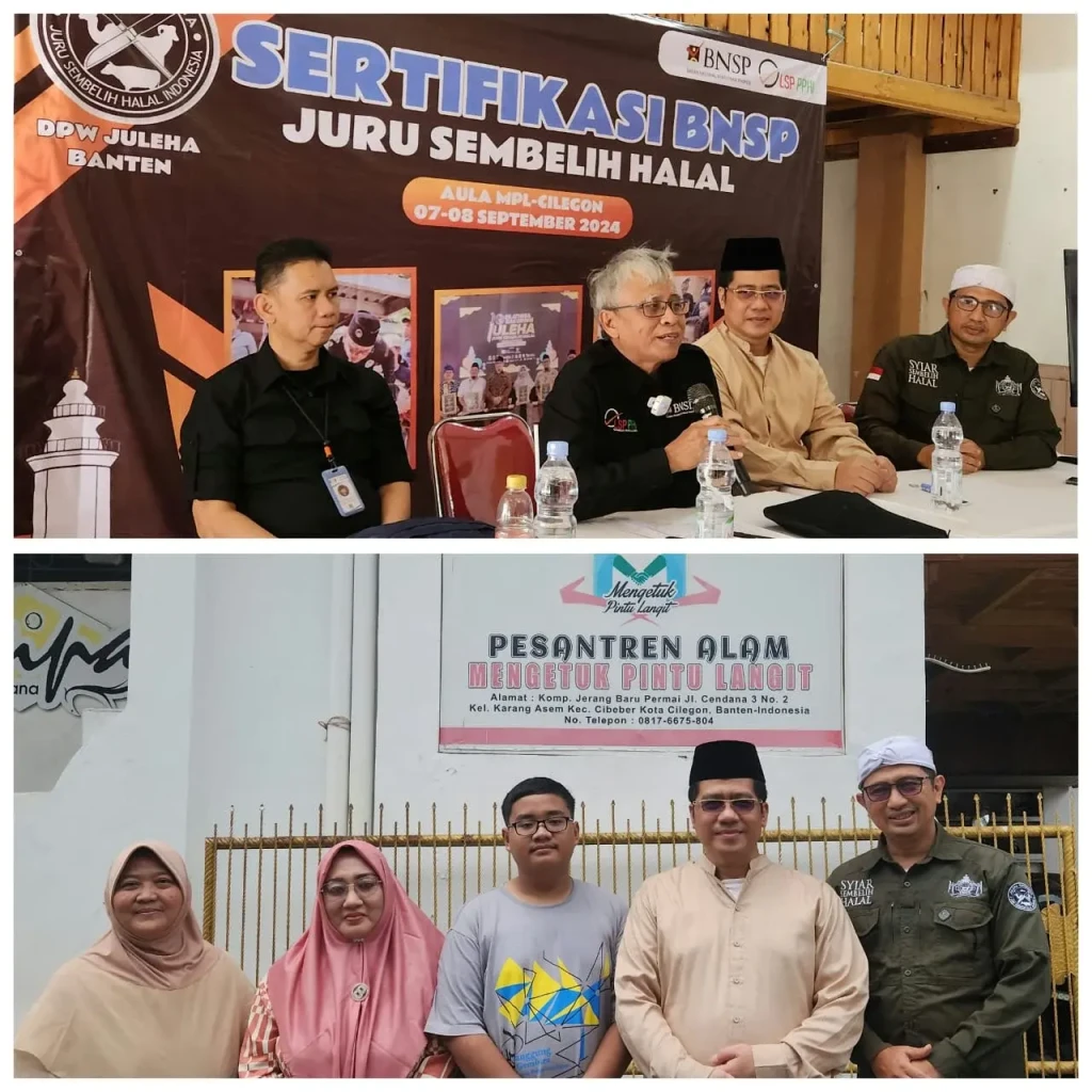 Ketua Satgas Halal Banten Iwan Falahudin Buka Acara Sertifikasi BNSP Juru Sembelih Halal