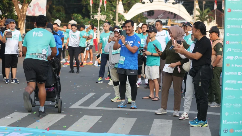 Ribuan Peserta Meriahkan Banten 5K Fun Run, Al Muktabar Ajak Jaga Kesehatan dan Stabilitas Daerah