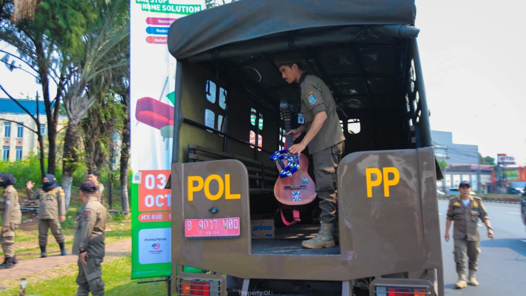 Komitmen Satpol PP Tangsel Jaga Ketertiban dan Keamanan masyarakat.