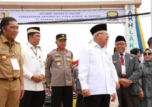 Wapres Ma'ruf Amin Resmikan Pembangunan Universitas dan RSI Syekh Nawawi di Kabupaten Tangerang
