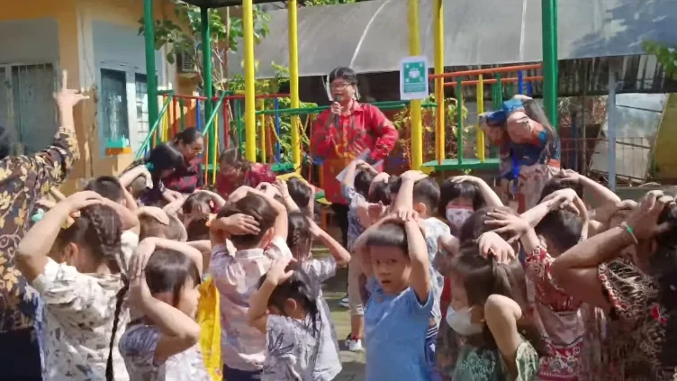 BPBD Kota Tangerang Gelar Simulasi Gempa di KB-TK Perguruan Buddhi untuk Tingkatkan Kesiapsiagaan Siswa dan Guru