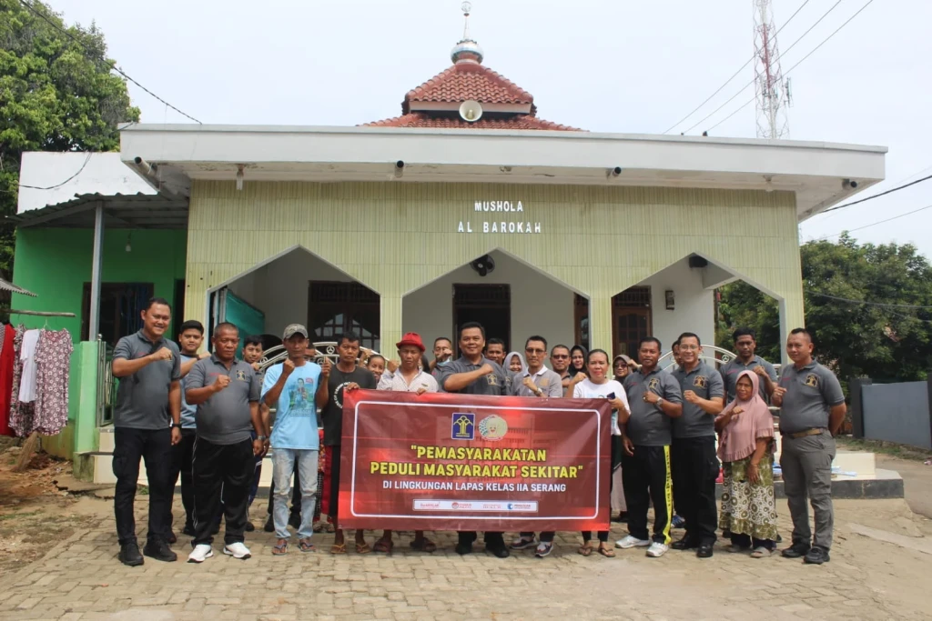 Lapas Kelas IIA Serang Gelar Aksi Peduli Masyarakat, Perkuat Sinergi dengan Lingkungan Sekitar