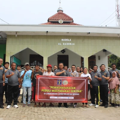 Lapas Kelas IIA Serang Gelar Aksi Peduli Masyarakat, Perkuat Sinergi dengan Lingkungan Sekitar