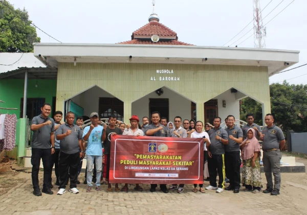 Lapas Kelas IIA Serang Gelar Aksi Peduli Masyarakat, Perkuat Sinergi dengan Lingkungan Sekitar