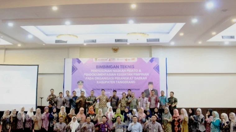 Bimtek Penyusunan Naskah Sambutan dan Dokumentasi Kegiatan Pimpinan: Pemkab Tangerang Tingkatkan Kualitas Pelayanan Keprotokolan