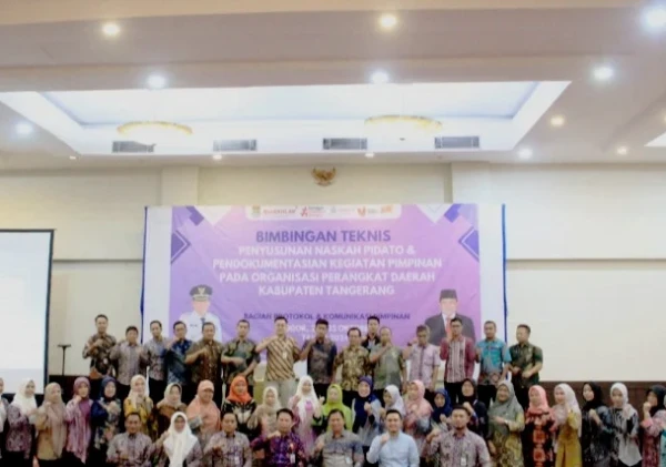 Bimtek Penyusunan Naskah Sambutan dan Dokumentasi Kegiatan Pimpinan: Pemkab Tangerang Tingkatkan Kualitas Pelayanan Keprotokolan