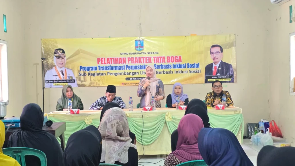 DPKD Kabupaten Serang Gelar Pelatihan Tata Boga untuk 90 Ibu-Ibu, Dorong Kesejahteraan Lewat Program TPBIS