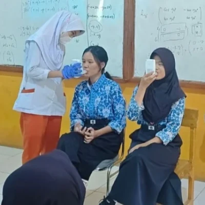 Puskesmas Cikupa Sosialisasikan Bahaya Rokok dan Skrining Pelajar Merokok