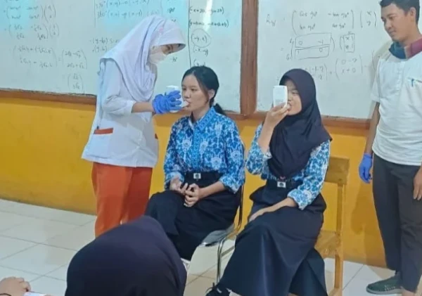 Puskesmas Cikupa Sosialisasikan Bahaya Rokok dan Skrining Pelajar Merokok