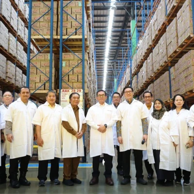 Pelepasan Ekspor Kontainer ke-400.000 Mayora Group, Pj Gubernur Banten Dorong Kemitraan dengan UMKM