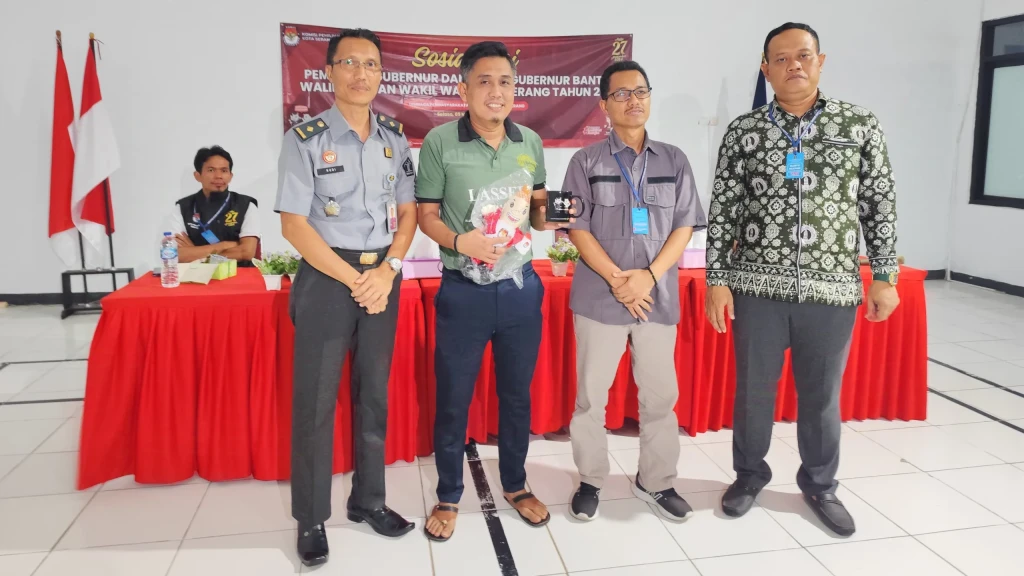 Lapas Serang dan KPU Gelar Sosialisasi Pilkada untuk Warga Binaan