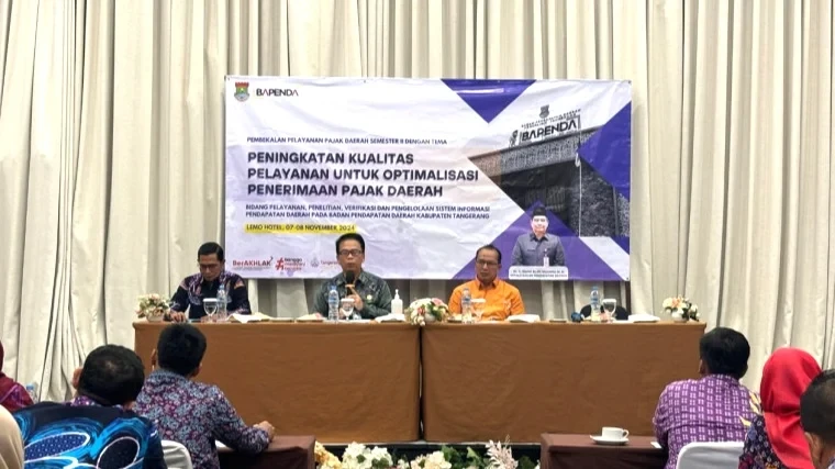 Bapenda Kabupaten Tangerang Gelar Pembekalan untuk Optimalisasi Pelayanan Pajak Daerah