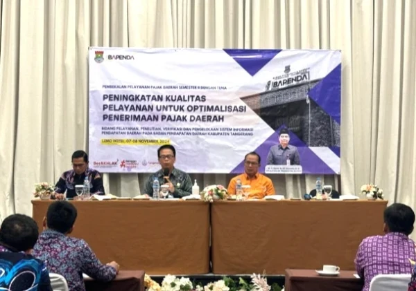 Bapenda Kabupaten Tangerang Gelar Pembekalan untuk Optimalisasi Pelayanan Pajak Daerah