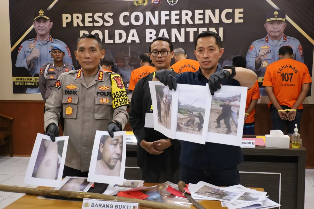 Brutal! Sengketa Tanah di Serang Berujung Pengeroyokan, Lima Pelaku Dibekuk Polda Banten