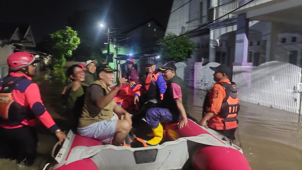 BPBD Tangsel Perkuat Upaya Taktis dan Preventif Hadapi Banjir Akibat Hujan Deras