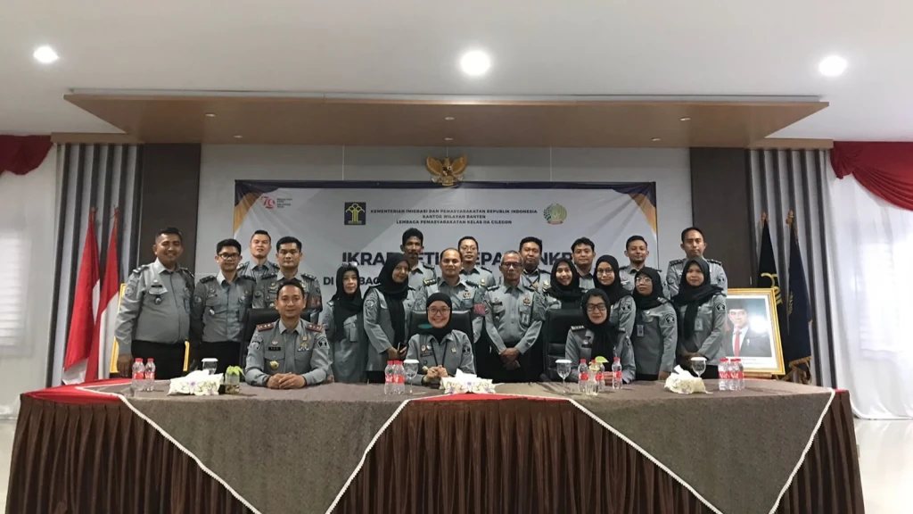 Lapas Cilegon Siapkan SDM Unggul Hadapi Audit Masa Transisi Kemenkumham