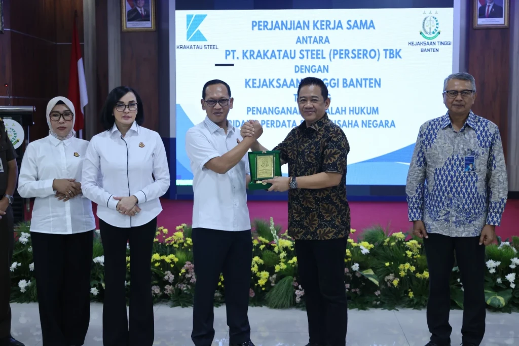 Kejaksaan Tinggi Banten dan PT Krakatau Steel (Persero) Tbk Teken Perjanjian Kerja Sama