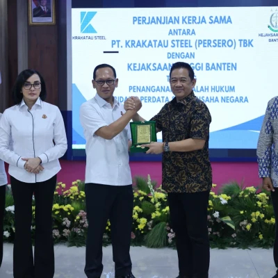 Kejaksaan Tinggi Banten dan PT Krakatau Steel (Persero) Tbk Teken Perjanjian Kerja Sama