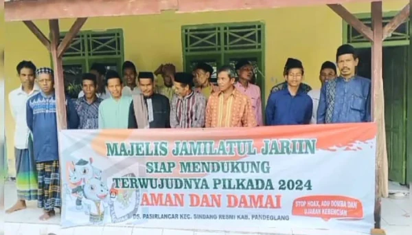 Majelis Taklim Jamiatul Jariin Gelar Deklarasi Damai Menjelang Pilkada 2024 di Pandeglang
