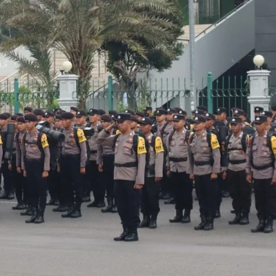 Polres Lebak Gelar Apel Pergeseran Pasukan PAM TPS untuk Pengamanan Pilkada Serentak 2024