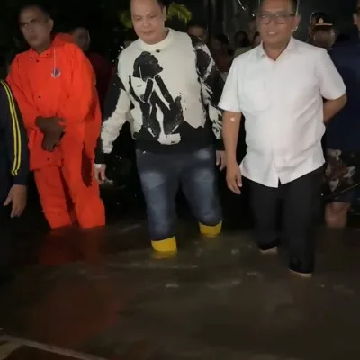 Malam-Malam Terobos Banjir di Kasemen, Gubernur Banten dan Wali Kota Serang Cari Biang Kerok Banjir Tahunan