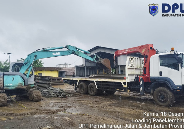 Akses Tiga Desa Pulih, PUPR Pandeglang Tuntaskan Jembatan Darurat