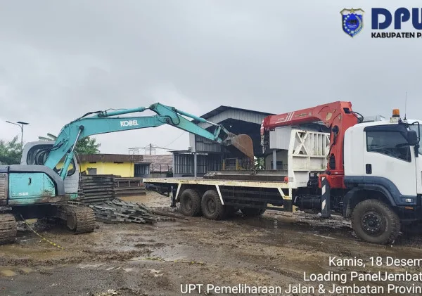 Akses Tiga Desa Pulih, PUPR Pandeglang Tuntaskan Jembatan Darurat