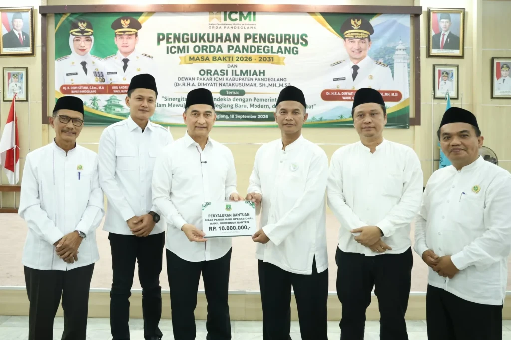 Pengurus Baru ICMI Pandeglang Dikukuhkan, Dimyati Dorong Pandeglang Makin Maju