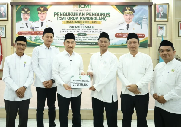 Pengurus Baru ICMI Pandeglang Dikukuhkan, Dimyati Dorong Pandeglang Makin Maju