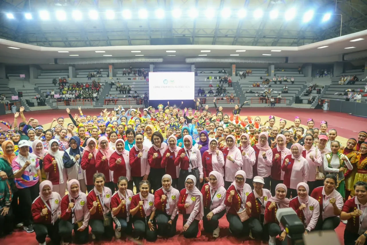 Angkat Batik Tapak Kebo, Tim Senam Banten Promosikan Wastra Lokal di Ajang Nasional