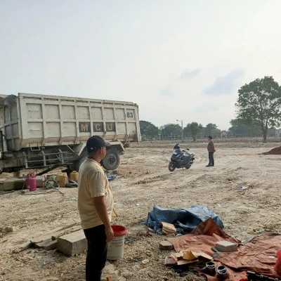 Dikeluhkan Warga, Polsek Ciruas Turun Cek Lokasi Pengurugan di Citerep