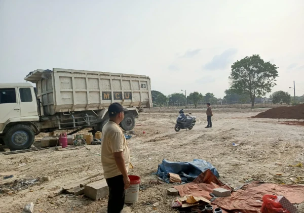 Dikeluhkan Warga, Polsek Ciruas Turun Cek Lokasi Pengurugan di Citerep