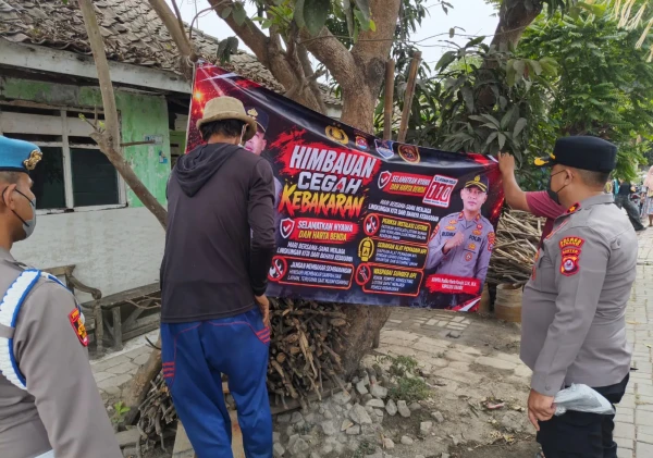 Polsek Cikande Tak Henti Ingatkan Warga, Cegah Kebakaran Sebelum Api Berkobar