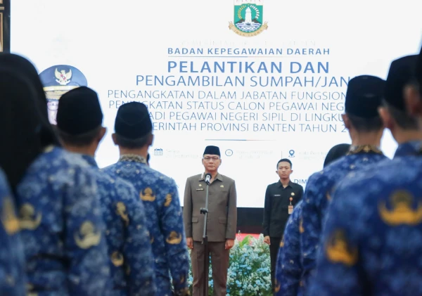 Perkuat Roda Pemerintahan, Pemprov Banten Lantik 21 ASN