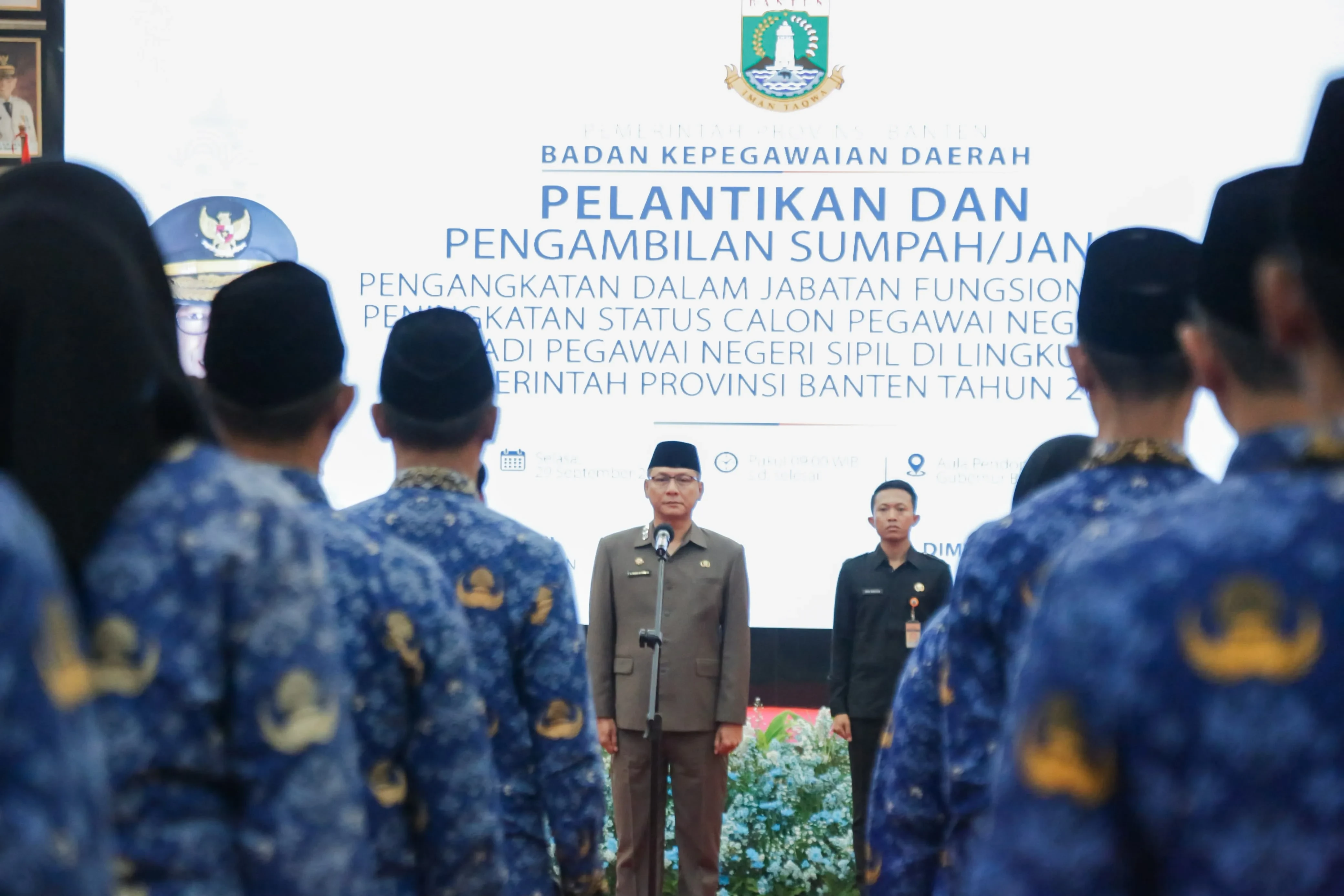 Perkuat Roda Pemerintahan, Pemprov Banten Lantik 21 ASN