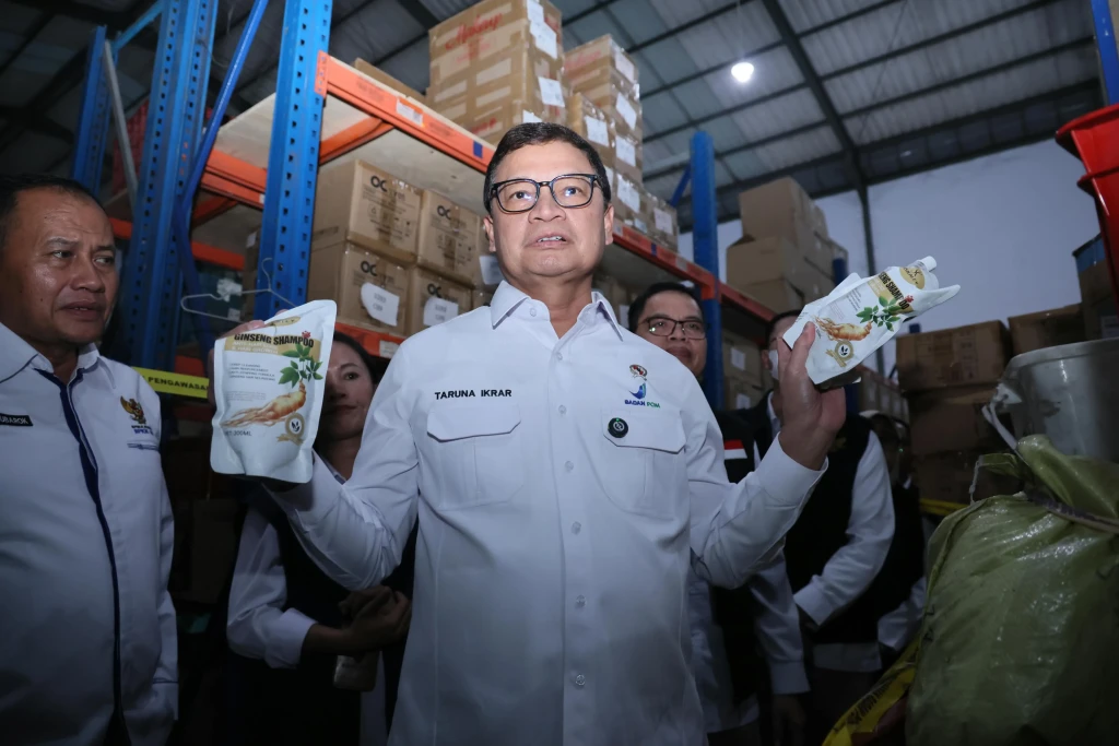 BPOM Bongkar Gudang Produk Ilegal di Tangerang, 459 Ribu Produk Diamankan