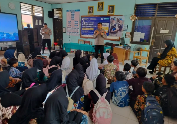Lewat Program POLDIK, Polsek Pamarayan Ajak Pelajar Jauhi Tawuran dan Bullying
