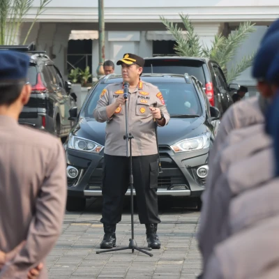 Kapolresta Serang Kota Pimpin Pengamanan Aksi di KP3B, Personel Diminta Tak Terprovokasi
