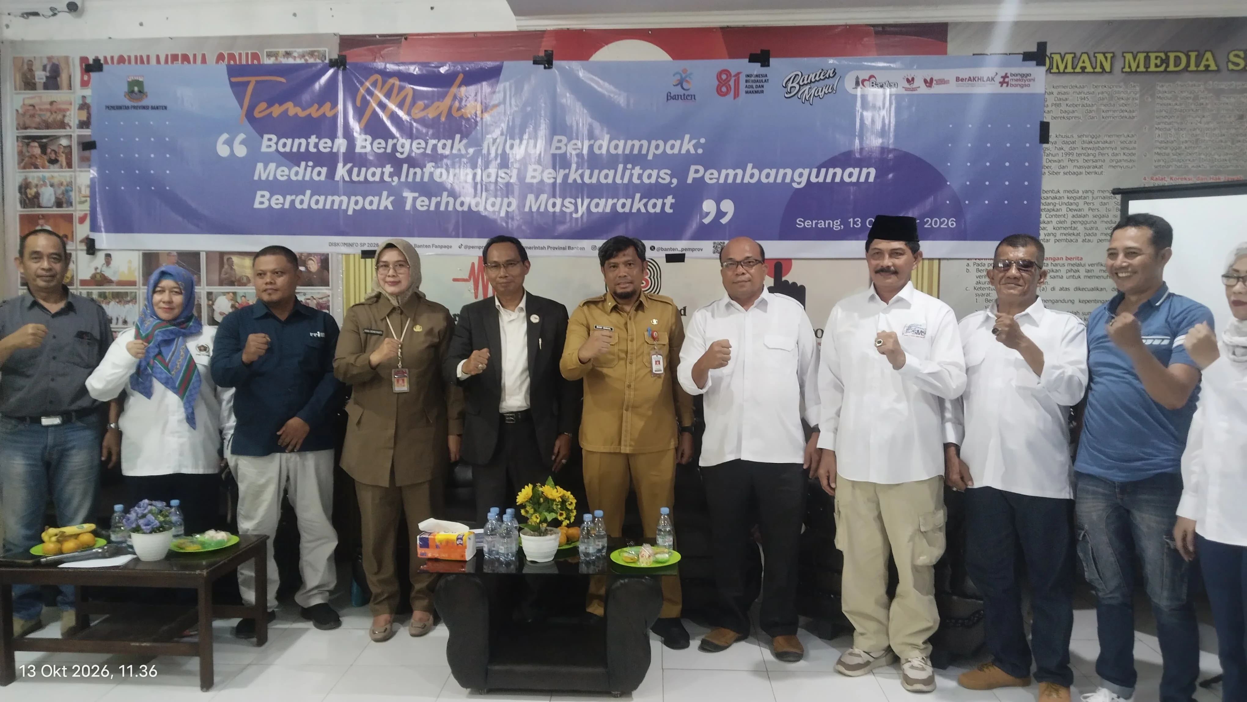 HUT ke-26 Banten, Pemprov Banten dan Pers Perkuat Sinergi Tanpa Hilangkan Independensi