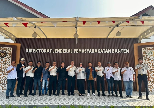PWI Banten dan Kanwil Ditjenpas Perkuat Sinergi, Bahas Akses Informasi Wartawan