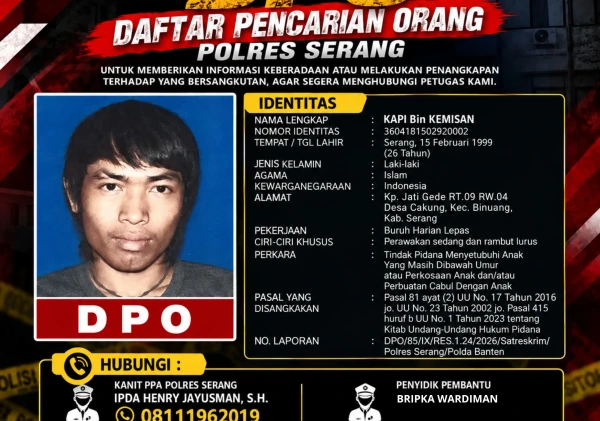 Kasus Dugaan Pemerkosaan di Binuang, Polres Serang Terbitkan DPO
